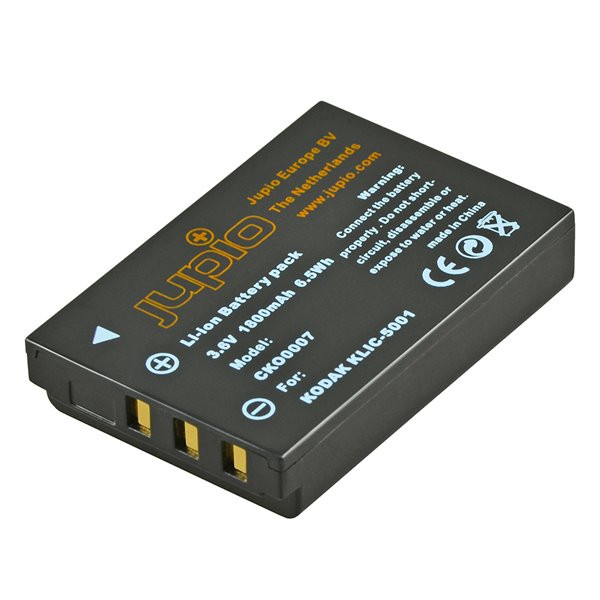 Batéria Jupio KLIC-5001/ DB-L50 pre Kodak / Sanyo 1800 mAh