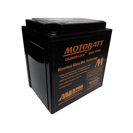 Batéria Motobatt MBTX30U HD 32 Ah, 12 V, 4 vývody, èerná