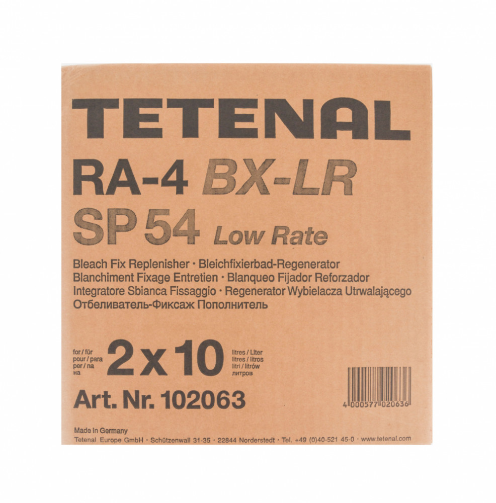 Chémia pre minilaby Tetenal RA-4 BX-LR SP54 2x10 L bieliaci ustaľovač