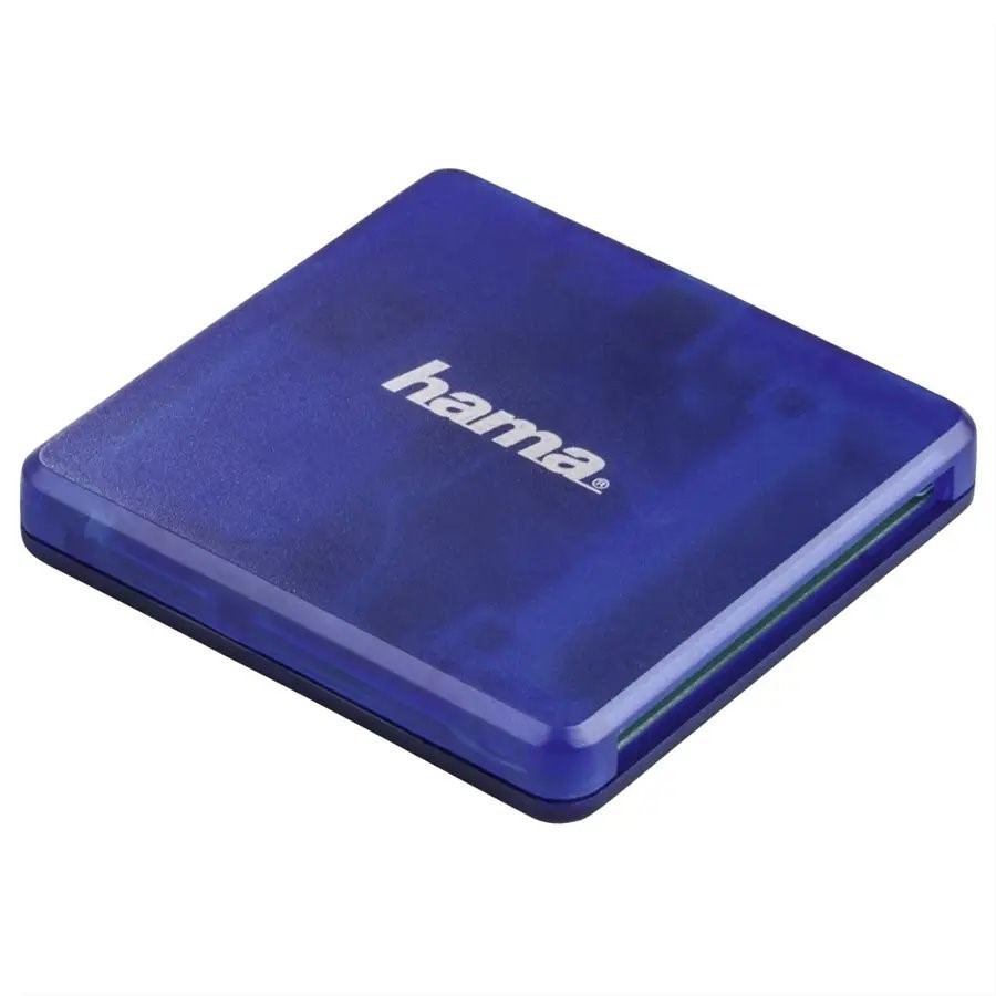 Èítaèka kariet Hama multi USB 2.0, SD/microSD/CF, modrá