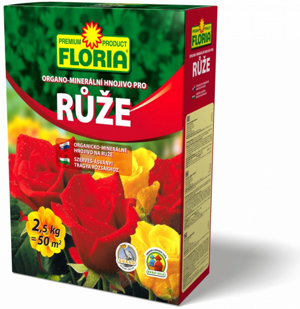 Hnojivo Agro  Floria OM pro růže 2,5 kg