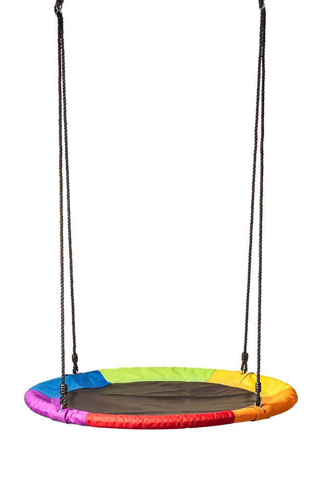 Hraèka Woody Hojdací kruh (priemer 100cm), dúhový