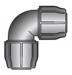 Koleno 90 25 x 25 (4 bar)