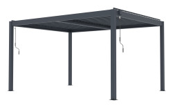 Bioklimatick� pergola G21 Austin Premium 4x3 m, antracitov� hlin�kov�