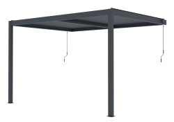 Bioklimatick� pergola G21 Trenton 4x3 m, antracitov� hlin�kov�