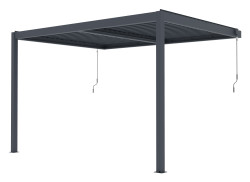 Bioklimatick� pergola G21 Trenton Premium 4x3 m, antracitov� hlin�kov�