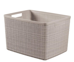 Box Curver Jute L 20L taupe