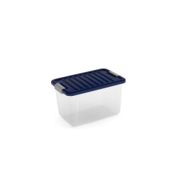 Box KIS W Box S transparentn, indigo modr