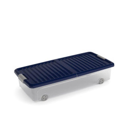 Box KIS W Box Underbed L transparentn, indigo modr