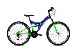 Celoodpruen bicykel Capriolo CTX260 26"/16HT ierno-modr (2021)