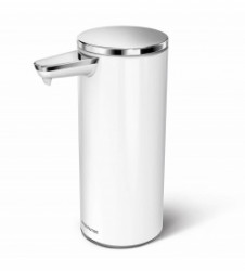 Dvkova  Simplehuman mydl bezdotykov  266 ml, biely, nerezov oce, dobjac