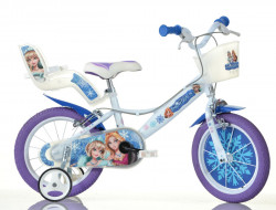 Detský bicykel Dino Bikes 144GLN SNOW QUEEN 14" dievčenské