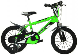 Detský bicykel Dino Bikes 414UL zelené 14" chlapčenské