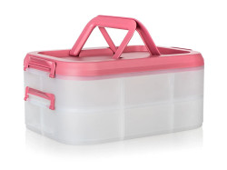 D�za Banquet s uchy, 2 patra, 40 x 28 x 17,8 cm
