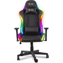 Hern kreslo Yenkee YGC 300RGB Stardust, ierne, podsvieten, polohovaten