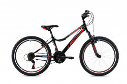 Horský bicykel Capriolo DIAVOLO DX 400 FS 24"/18HT černo-červené 13" 