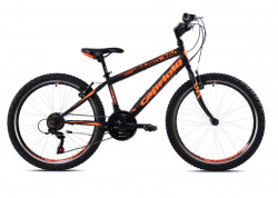 Horsk bicykel Capriolo RAPID 240 24"/18HT black orange