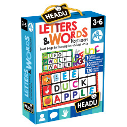 Hra Headu Montessori - Bingo - Písmená a slová