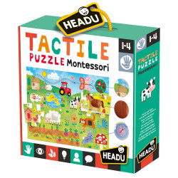 Hra Headu Montessori hmatové puzzle 