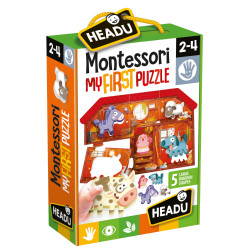 Hra Headu Montessori Moje prv puzzle - Farma