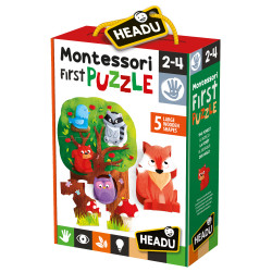 Hra Headu Montessori Moje prvé puzzle – Les