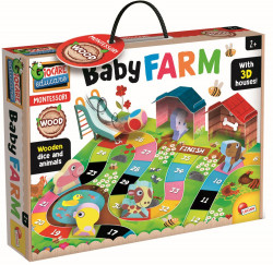 Hra Liscianigioch Montessori Baby - Dreven farma