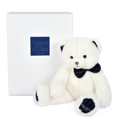 Hraka Doudou Histoire dOurs plyov medvedk s tmavomodrm motlikom 30 cm