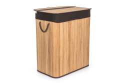 K na bielize G21 105 l s rozdeovaom bambusov s hnedm koom