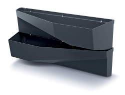 Kvetin Prosperplast CASCADE GARDEN WALL sada 2 kvtin antracit 