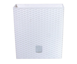 Kvetin Prosperplast Rato Low biely, 17 x 17 x 17 cm