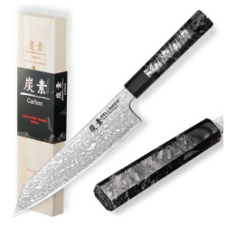N Dellinger Chef/Kiritsuke 215 mm Carbon Fiber Octagon