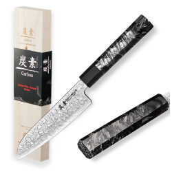 N Dellinger KO-Santoku 140 mm Carbon Fiber Octagon