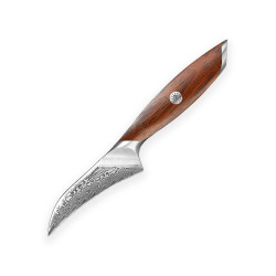 N Dellinger Lpac Paring 100 mm Rose Wood Damascus