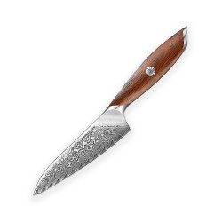 N Dellinger Petty 135 mm Rose Wood Damascus