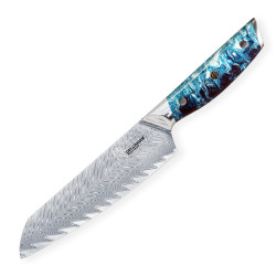 N Dellinger Santoku Blue 170 mm Resin Future