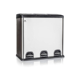 Odpadkov k Brilanz recyklovac nerezov Savery 60 l (3 x 20 l)