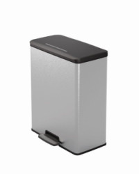 Odpadkov k Curver Deco Bin 65 l strieborn