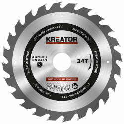 Plov kot Kreator KRT020416 na drevo 190mm, 24T