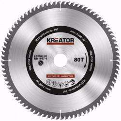 Plov kot Kreator KRT020428 - na drevo 254mm, 80T