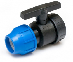 Plastový guľový ventil 1“ vnz x 25 (10 bar)