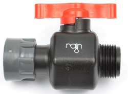 Guľový ventil holendrový 1" PN10 - PP/nikel mosadz