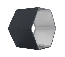 Prstreok na drevo G21 HEX 53 - 92 x 60 cm, antracitov