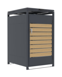 Pr�stre�ok na popolnice G21 68x117x80 cm, antracitov� s dekorom dreva