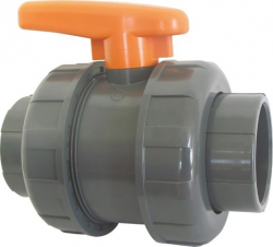Plastový guľový ventil 3“ vnútorné závity 16 bar (PVC)