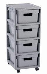 Regl Curver Infinity 4x11L so uplkmi svetlo ed