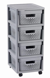 Regl Curver Infinity Dots 4x11L so uplkmi svetlo ed