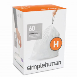 Sáčiky Simplehuman do odpadkového koša 30-35 L, typ H zaťahovacie, 3 x 20 ks (60 sáčkov) WP