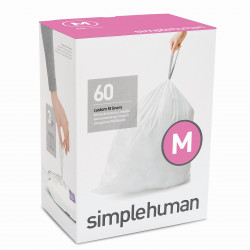 Sáčiky Simplehuman do odpadkového koša 45 l, typ M zaťahovacie, 3 x 20 ks (60 sáčkov)