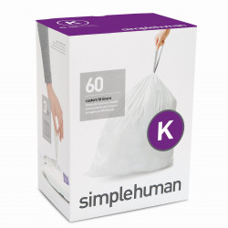 Sáčiky Simplehuman do odpadkového koša 35-45 L, typ K zaťahovacie, 3 x 20 ks (60 sáčkov)