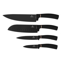 Sada noov Berlingerhaus s nepilnavm povrchem 4 ks Black Rose Collection